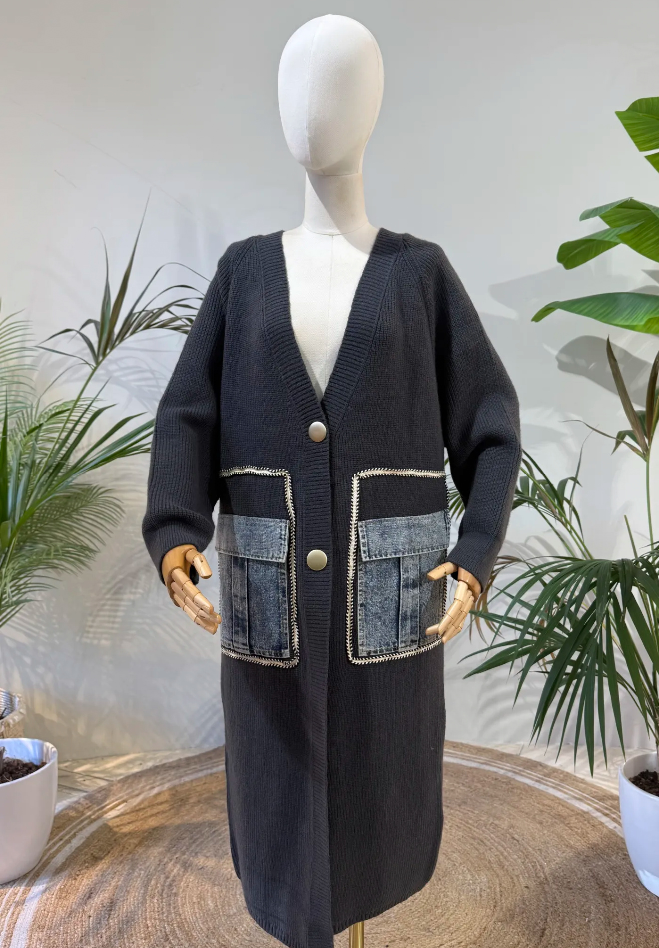 CÁRDIGAN LARGO JEEN