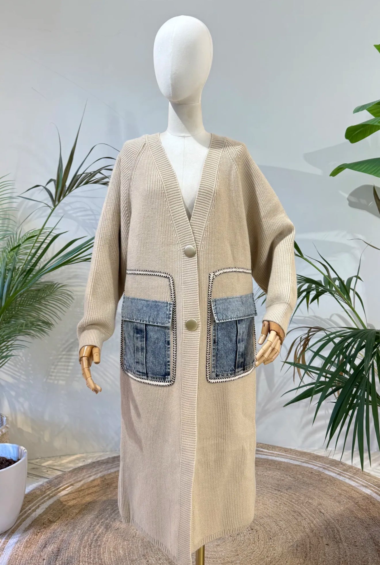 CÁRDIGAN LARGO JEEN