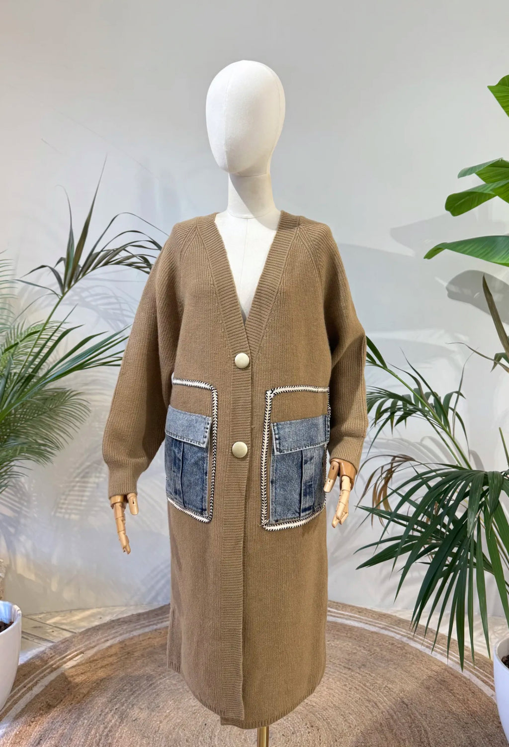 CÁRDIGAN LARGO JEEN